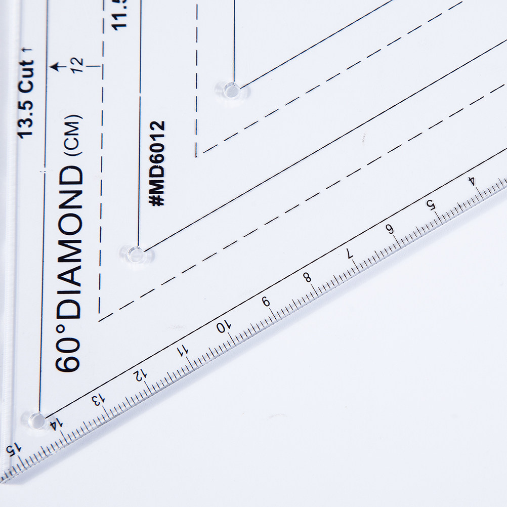 Embroidery Quilting - Penggaris Akrilik untuk Menjahit Quilting, dengan