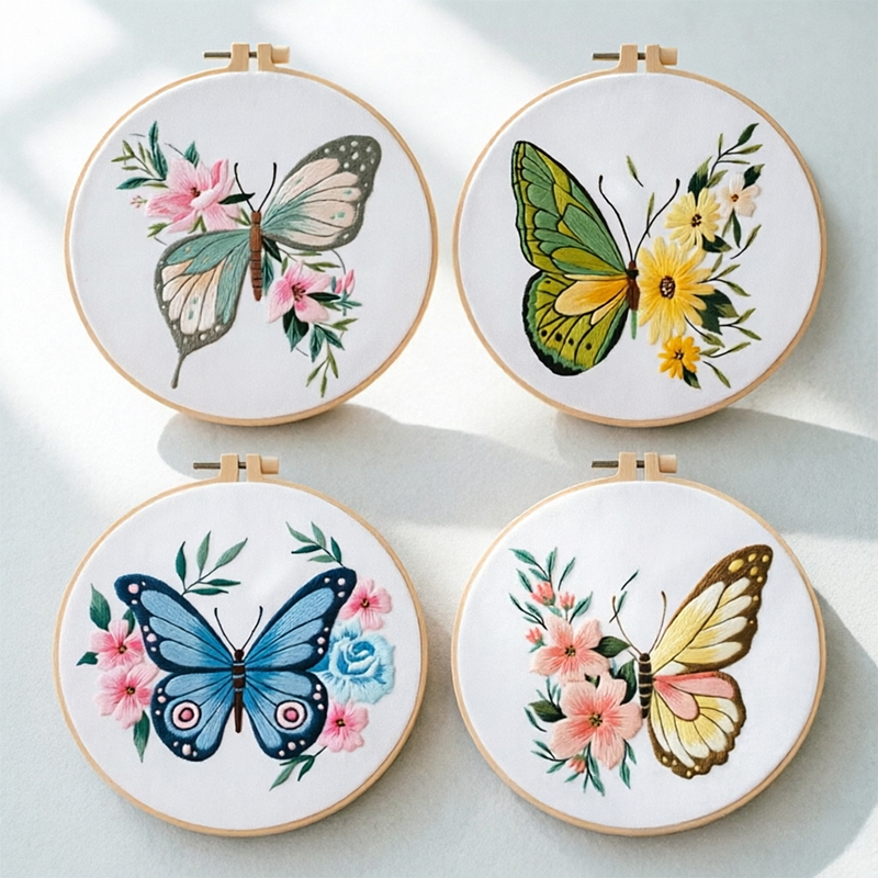 Embroidery Origin - 1pc 20X20CM 7.87 inci Kit Bordir