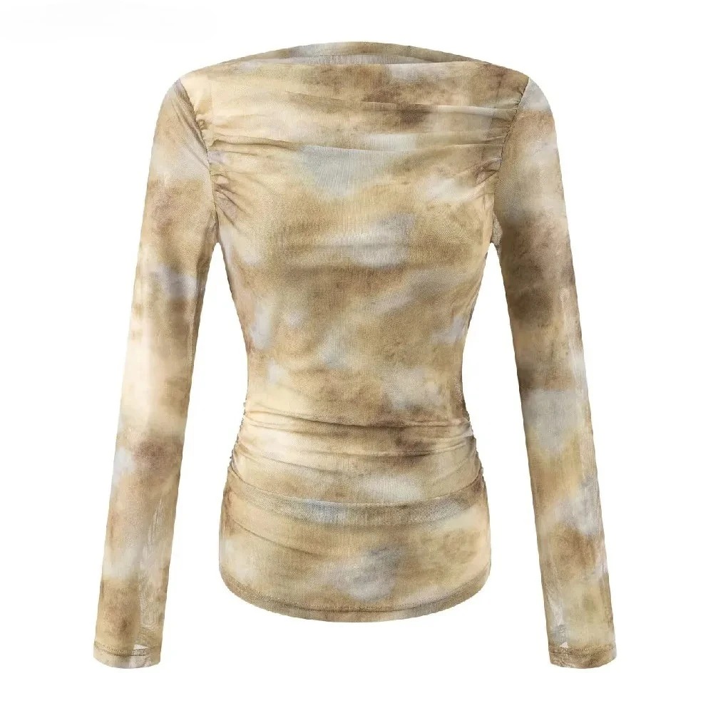 Embroidery Origin - Kaos Wanita 2025 dengan Cetakan Tie-Dye