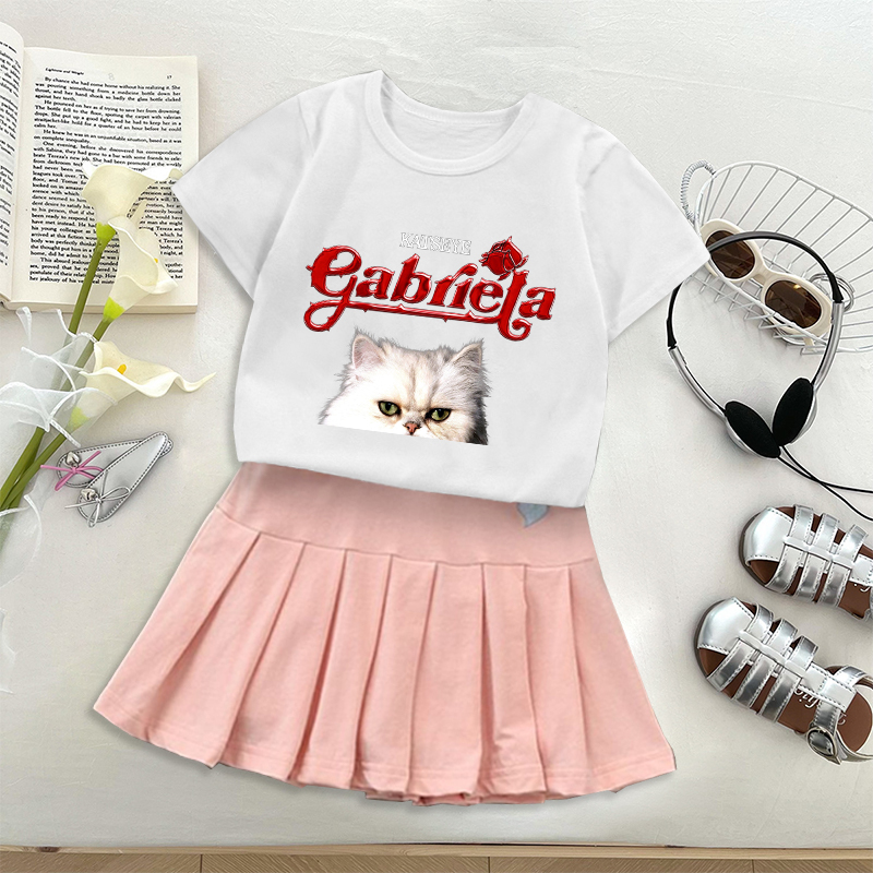 Set Rok Lipit dan Kaos Fashion - Embroidery Dress ulasan dan harga