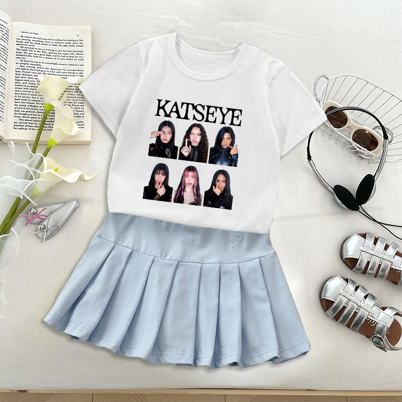 Set Rok Lipit dan Kaos Fashion - Embroidery Dress ulasan dan harga