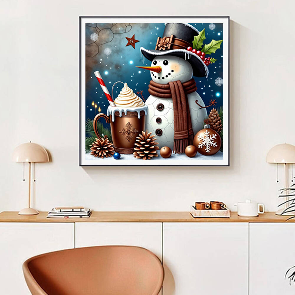 HUACAN DIY 5D Lukisan Berlian  - Embroidery Xmas ulasan dan harga