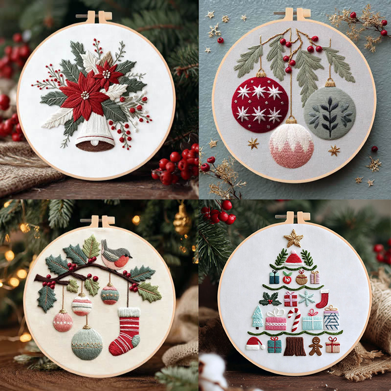 Kit Sulaman DIY Pohon Natal, K - Embroidery Origin ulasan dan harga