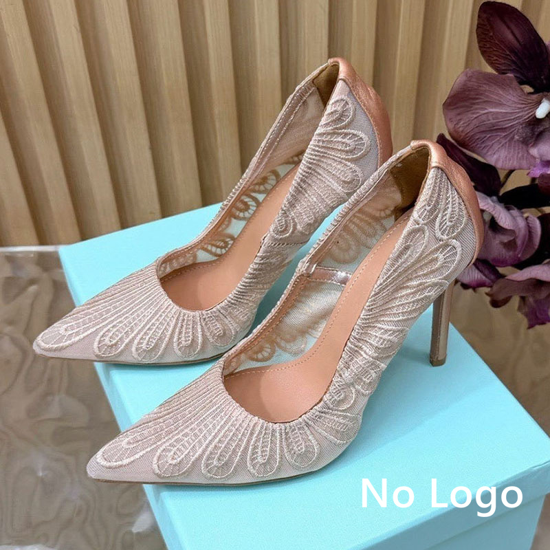 Sepatu hak tinggi wanita model - Embroidery On Leather ulasan dan harga