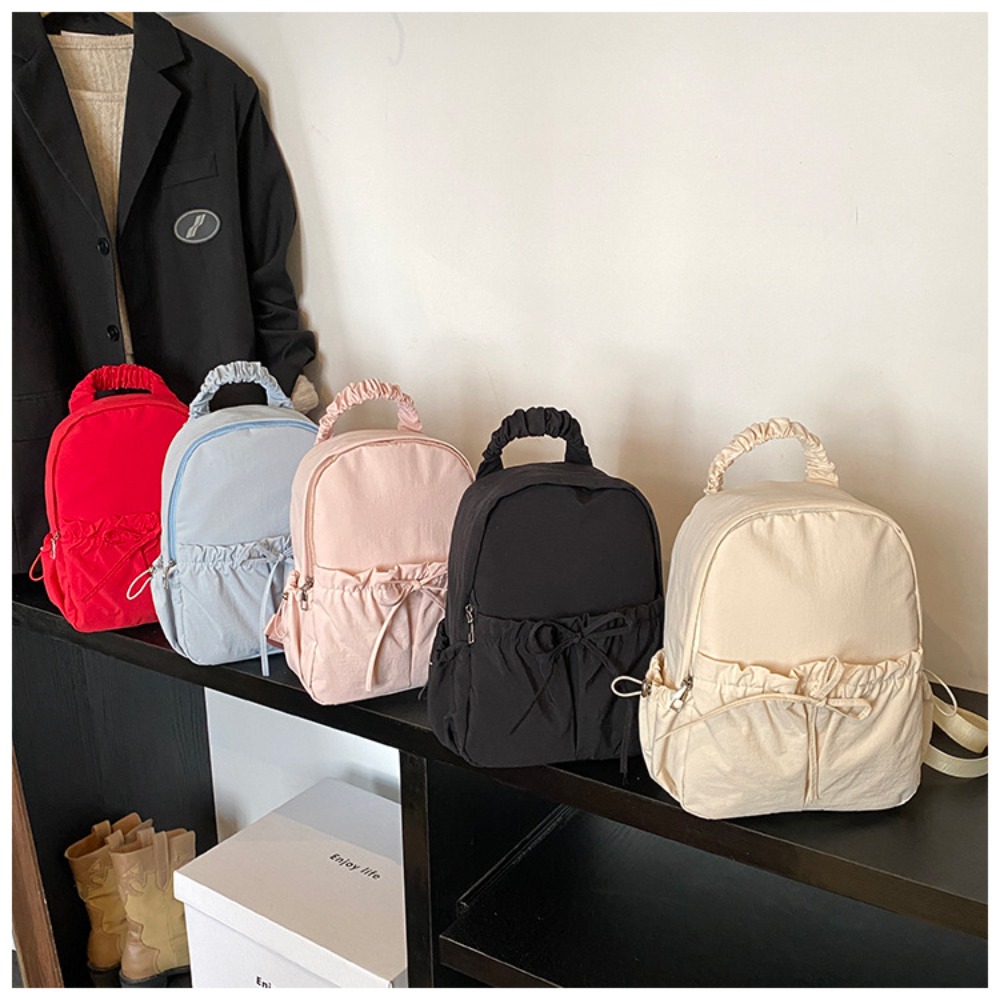 Tas Ransel Wanita Gaya Jepang, - Embroidery Simple ulasan dan harga