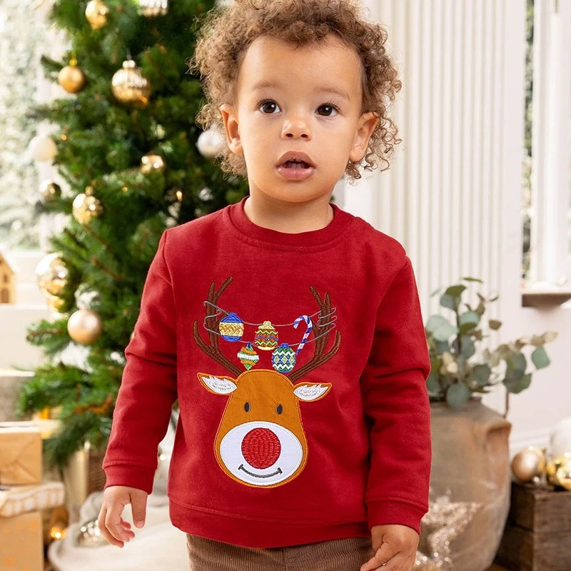 Kaos oblong Natal untuk anak l - Embroidery Xmas Designs ulasan dan harga