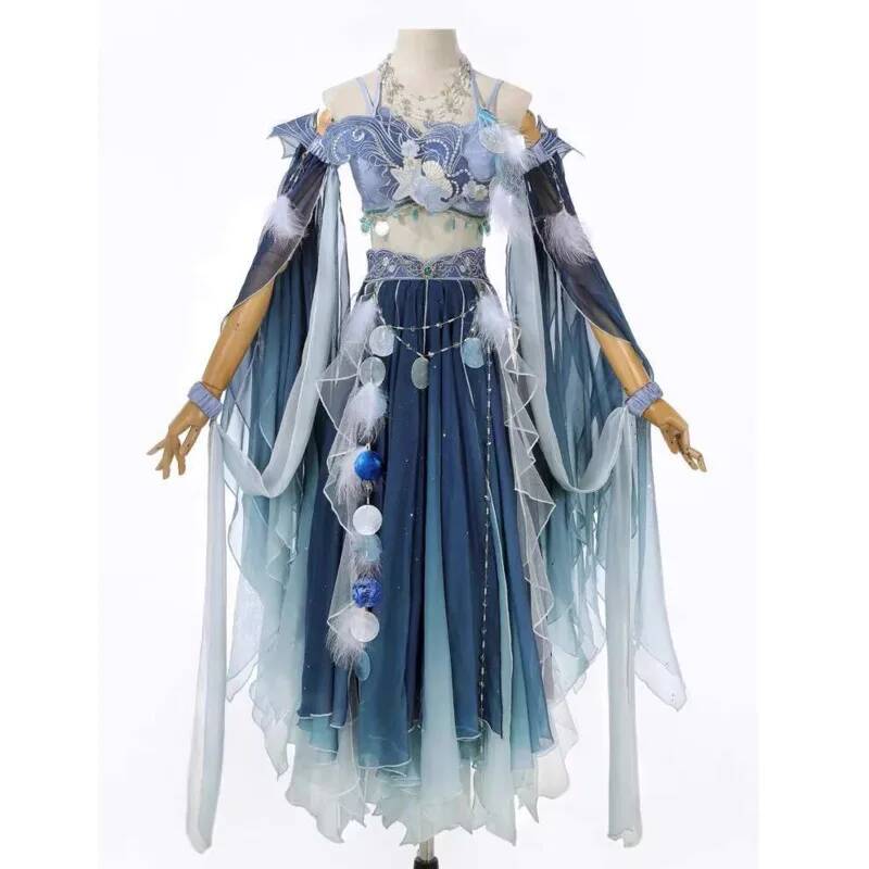 Gaun Biru Eksotis Bordir Berat - Embroidery Dress ulasan dan harga