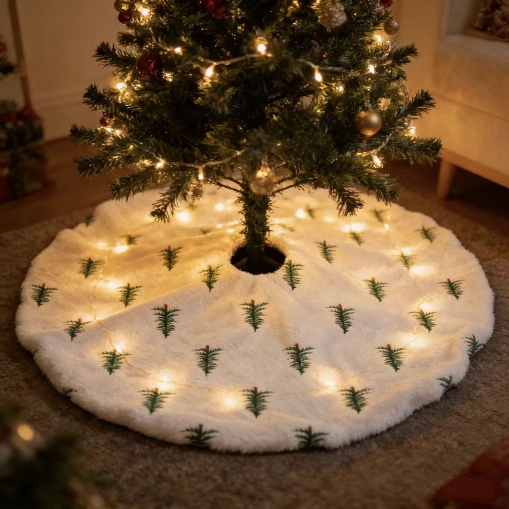 Aksesoris Natal, Alas Pohon Na - Embroidery Xmas Designs ulasan dan harga