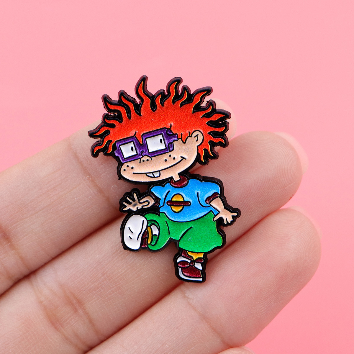 Bros pin Rugrats, aksesori dek - Embroidery Icon ulasan dan harga