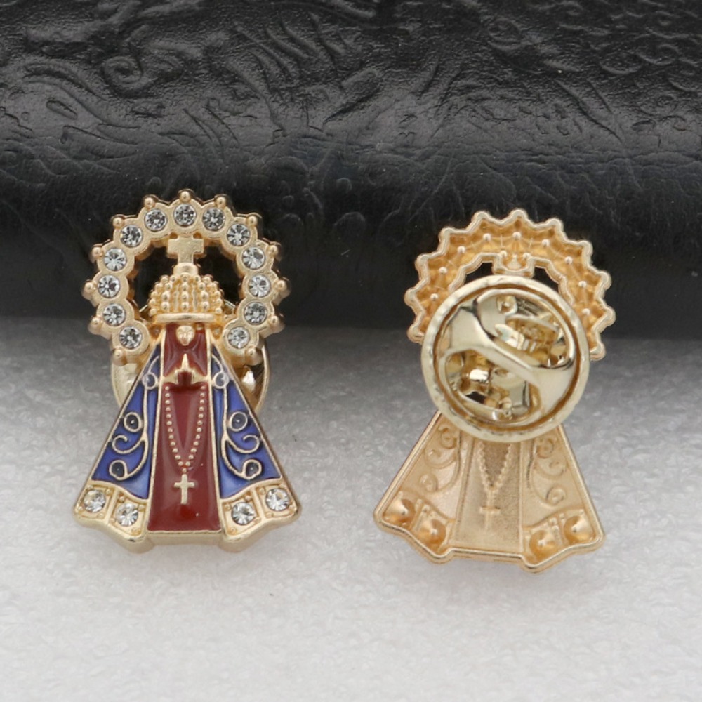 4/16/32Pcs Pin Kerah Bunda Mar - Embroidery Icon ulasan dan harga