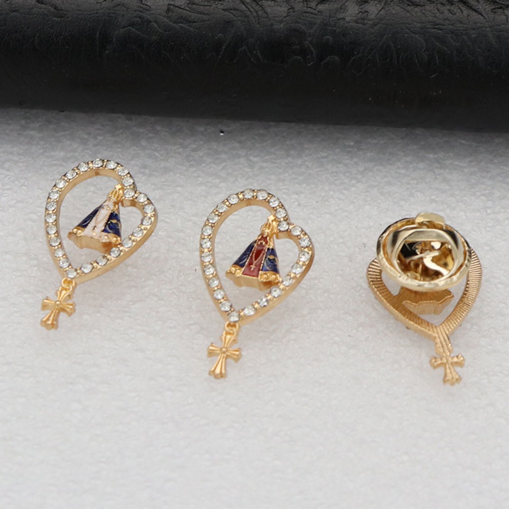 4/16/32Pcs Pin Kerah Bunda Mar - Embroidery Icon ulasan dan harga