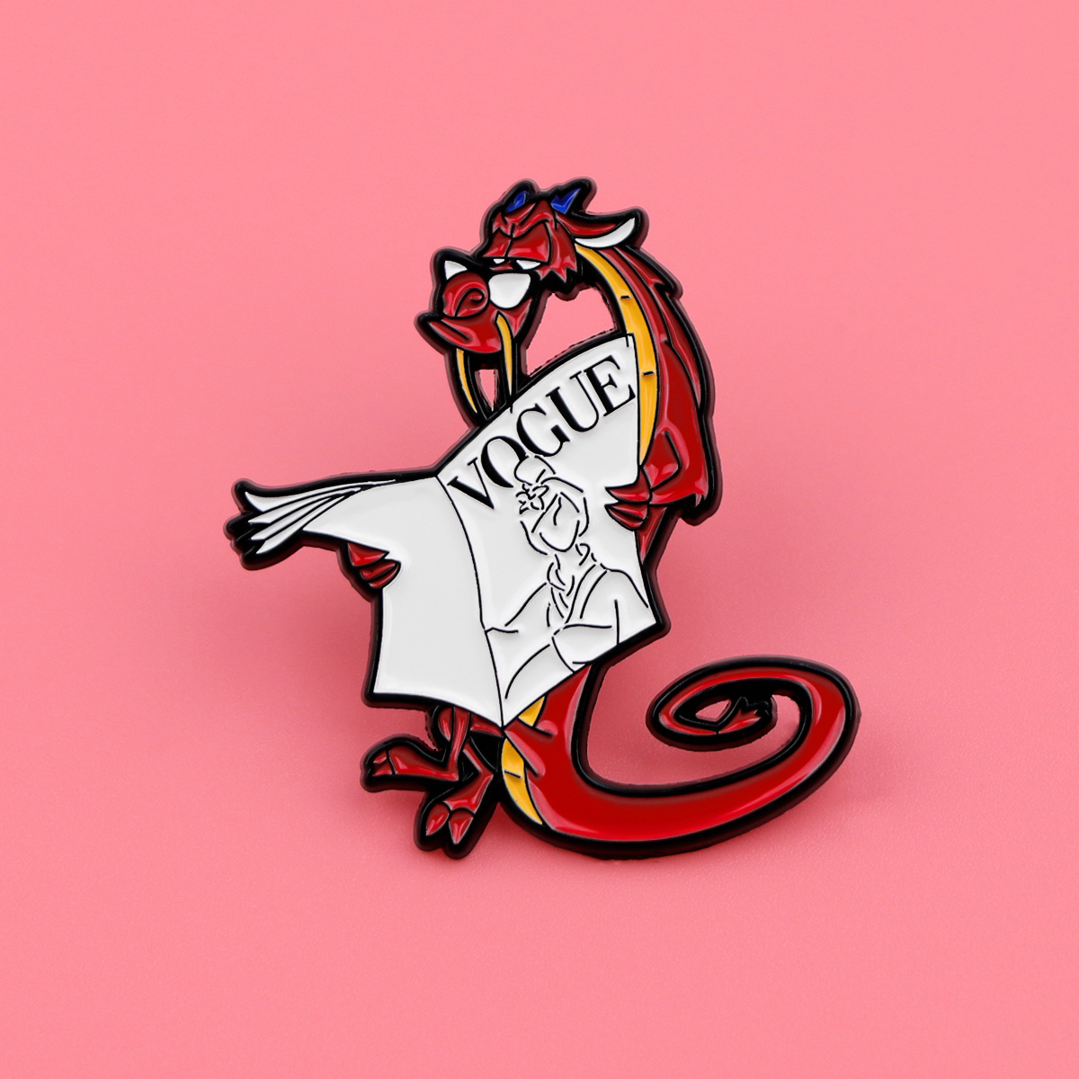 Bros Pin Enamel Alloy Motif Na - Embroidery Icon ulasan dan harga
