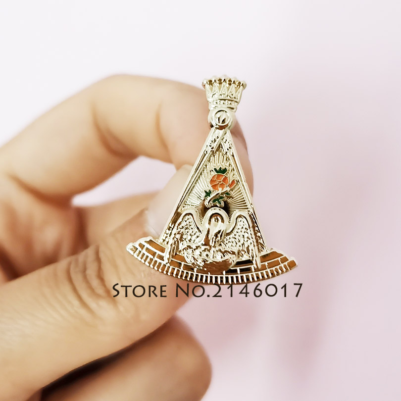 Pin Bros Masonik Angsa, Kompas - Embroidery Icon ulasan dan harga