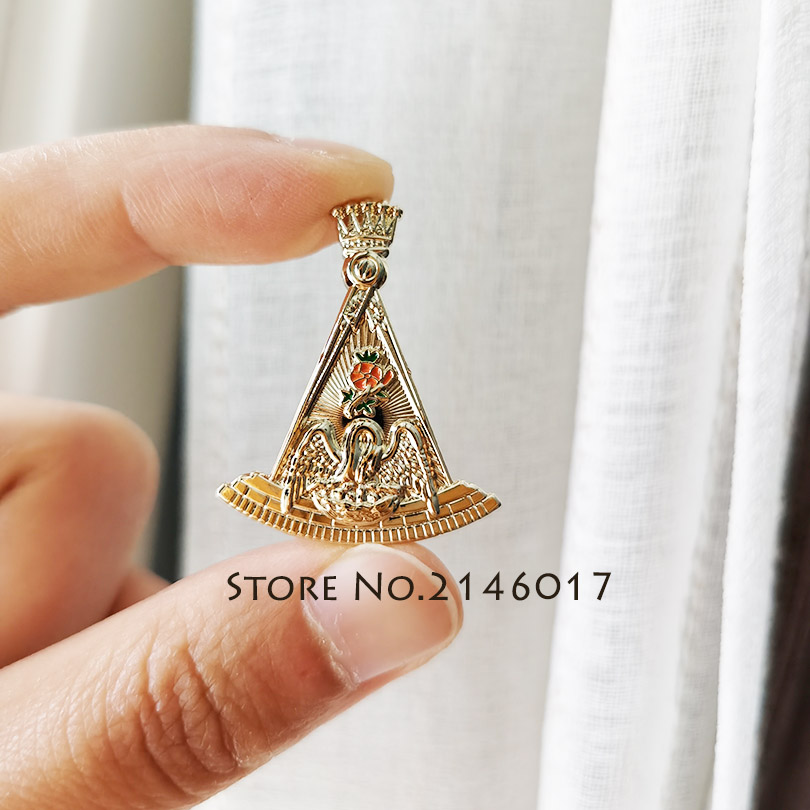 Pin Bros Masonik Angsa, Kompas - Embroidery Icon ulasan dan harga