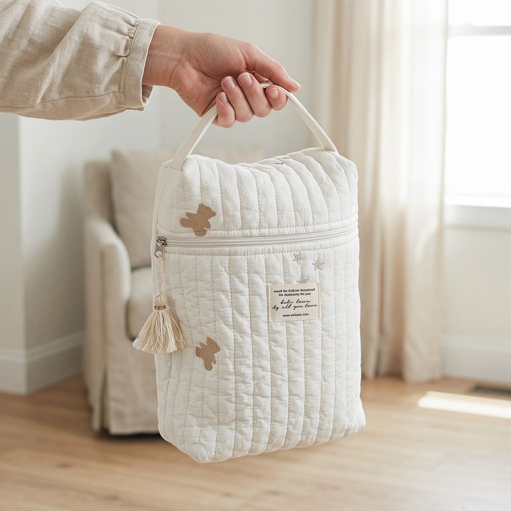 Tas Popok Bayi Portabel Berlap - Embroidery Quilting ulasan dan harga