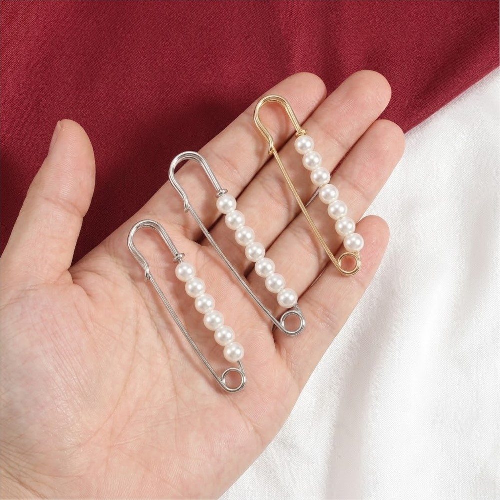 10 Buah Pin Bros Pengaman Deko - Embroidery Simple ulasan dan harga