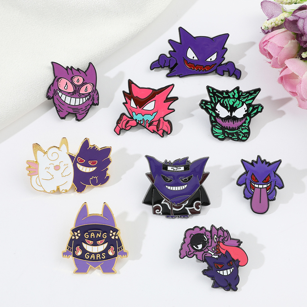 Bros pin anime kartun Jepang P - Embroidery Illustration ulasan dan harga