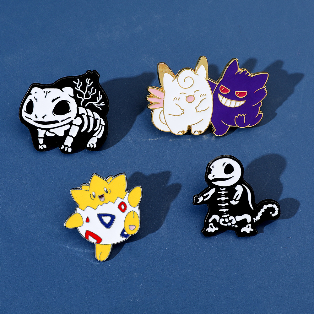 Bros pin anime kartun Jepang P - Embroidery Illustration ulasan dan harga