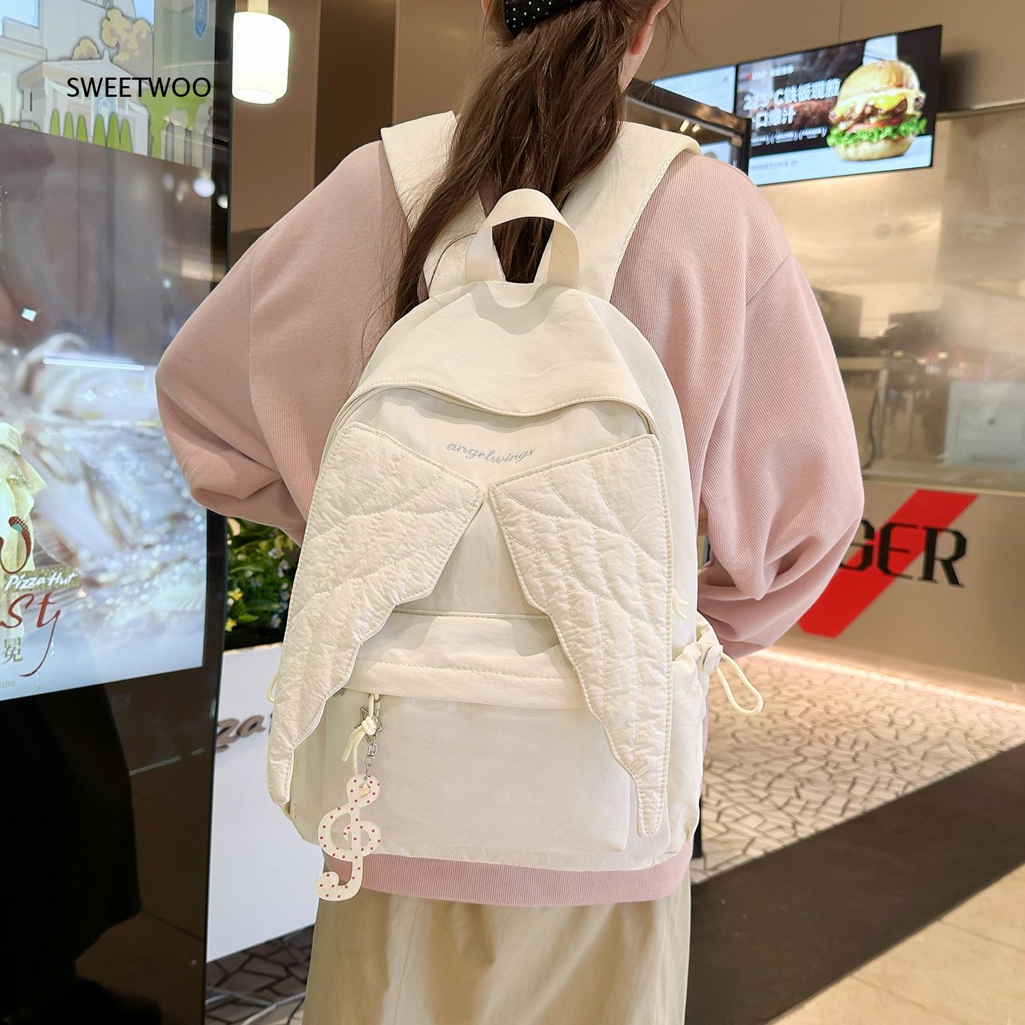 Ransel Wanita Sayap Malaikat M - Embroidery Quilting ulasan dan harga
