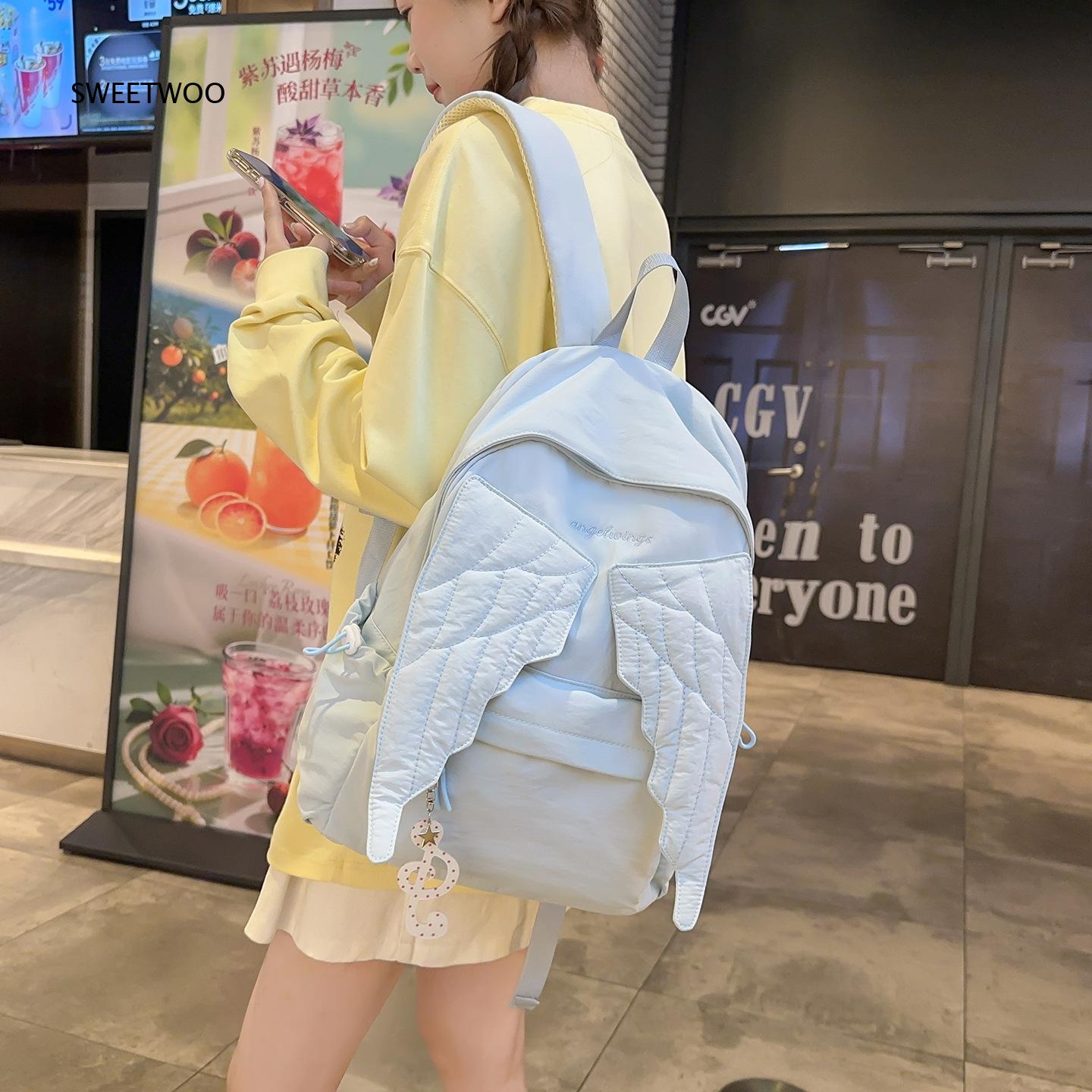 Ransel Wanita Sayap Malaikat M - Embroidery Quilting ulasan dan harga