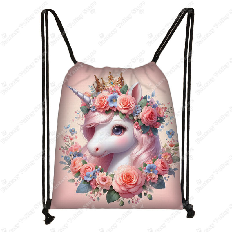 Tas penyimpanan motif bunga Un - Embroidery Unicorn ulasan dan harga