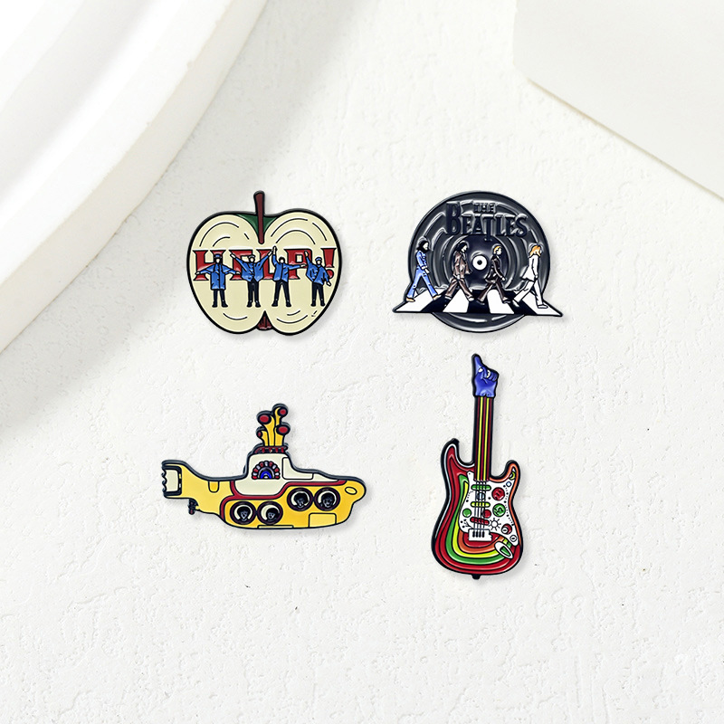 Pin Enamel Salib Vintage Band  - Embroidery Icon ulasan dan harga