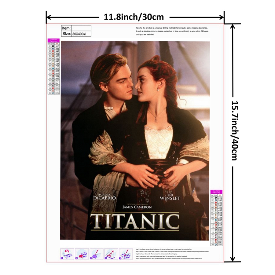 Lukisan Berlian DIY 5D Film Ro - Embroidery Lovers ulasan dan harga
