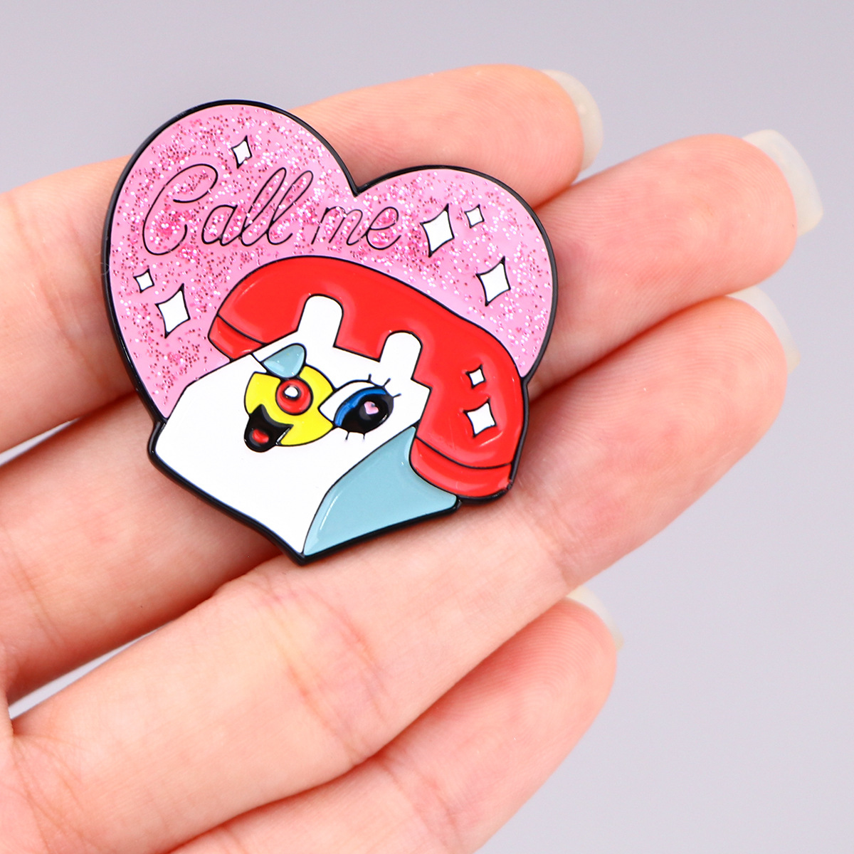 Bros Pin Polisi Wanita Lucu da - Embroidery Icon ulasan dan harga