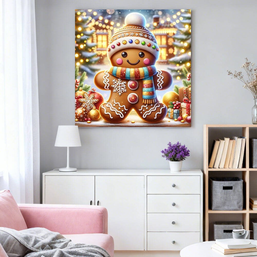 HUACAN Diamond Painting Full K - Embroidery Xmas ulasan dan harga