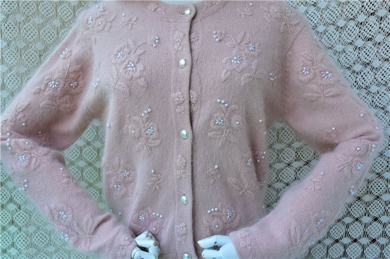 Sweater kardigan jaket rajut l - Embroidery Rabbit ulasan dan harga