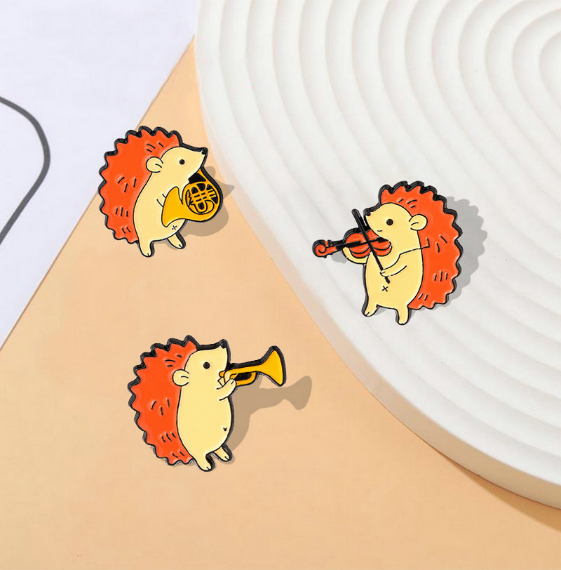 Landak Musisi Penonton Enamel  - Embroidery Quilting ulasan dan harga