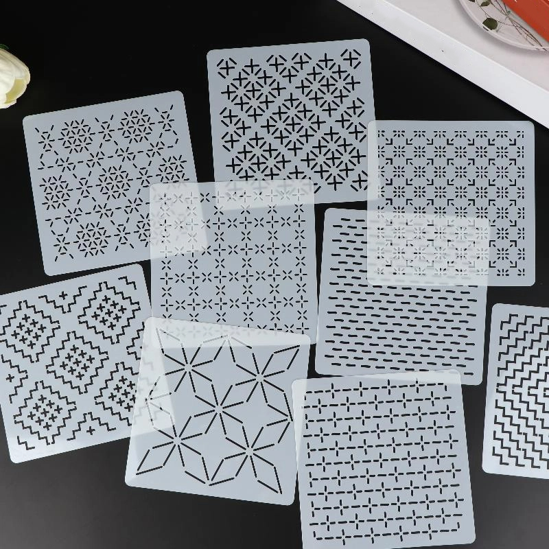 9 Buah/32 Buah Templat Bordir  - Embroidery Quilting ulasan dan harga