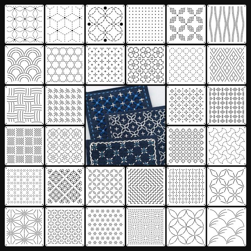 9 Buah/32 Buah Templat Bordir  - Embroidery Quilting ulasan dan harga