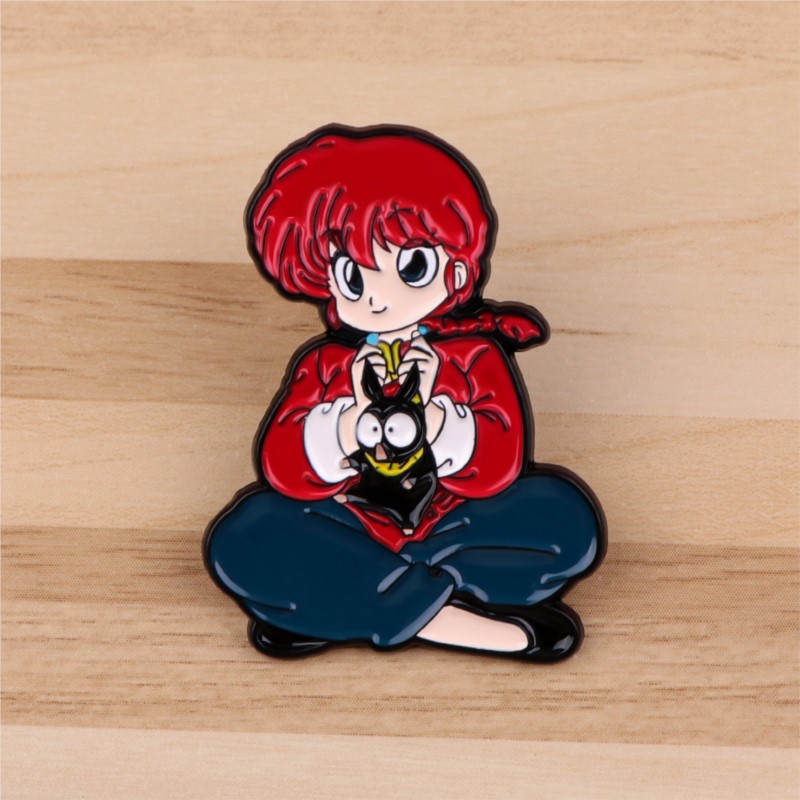 Pin Enamel Gambar Kartun Gadis - Embroidery Simple ulasan dan harga