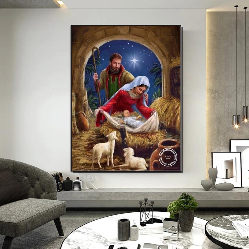 Yesus Kristus Lahir Penuh Luki - Embroidery Icon ulasan dan harga