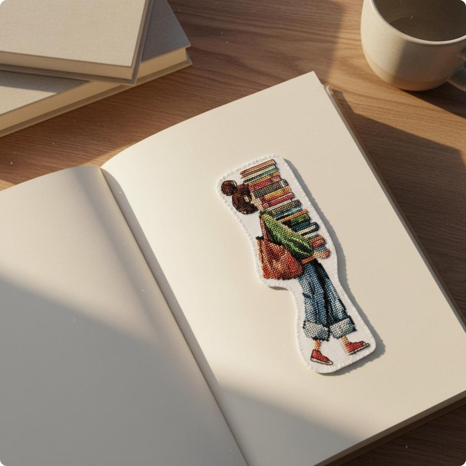 Kit Bordir Motif Penanda Buku  - Embroidery Lovers ulasan dan harga