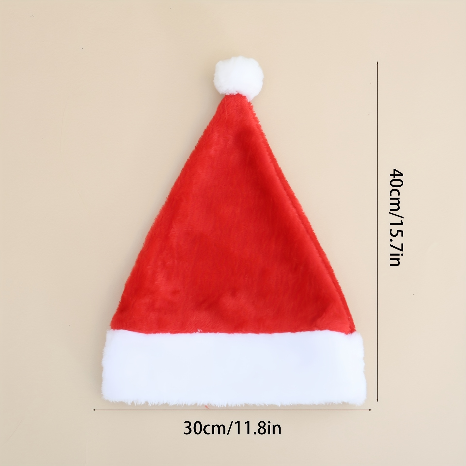 Topi Santa Natal yang Diperson - Embroidery Xmas ulasan dan harga