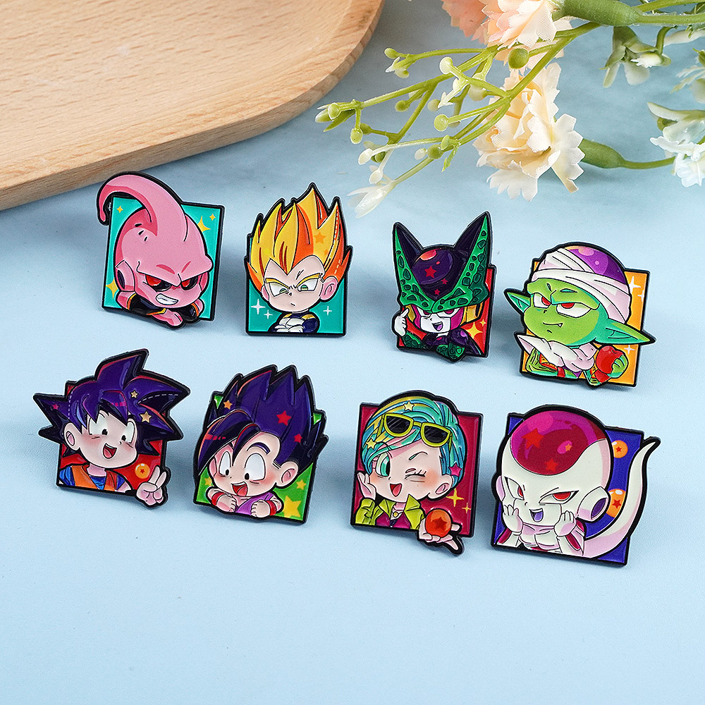 8Pcs Pin Enamel Karakter Chibi - Embroidery Reddit ulasan dan harga
